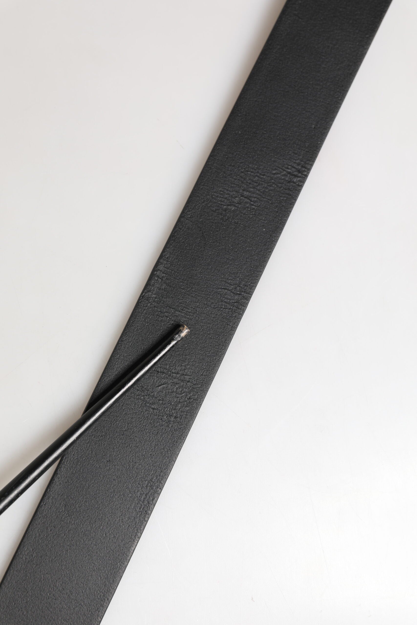 Dolce & Gabbana Black Calf Leather Belt - Exquisite Italian Luxury