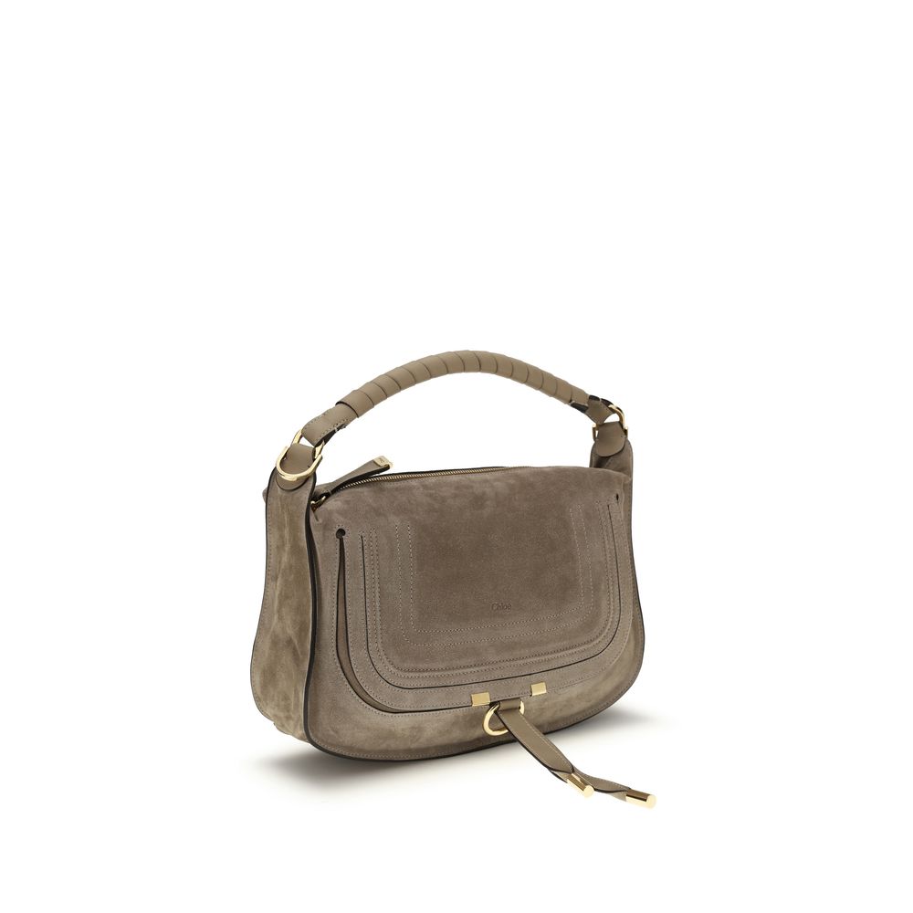 Chloé Beige Calf Leather Bos Taurus Shoulder Bag – Artisanal Luxury