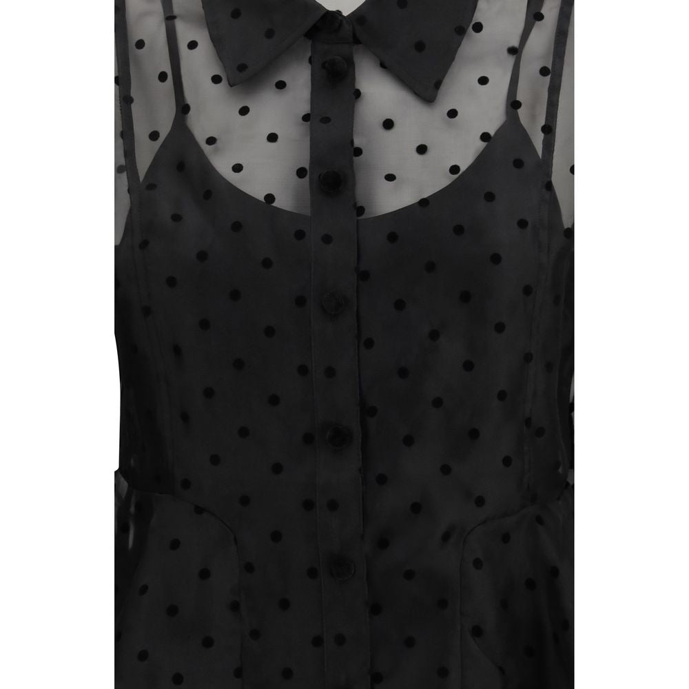 Ganni Polka Dot Organza Shirt - Elegant Luxury for All