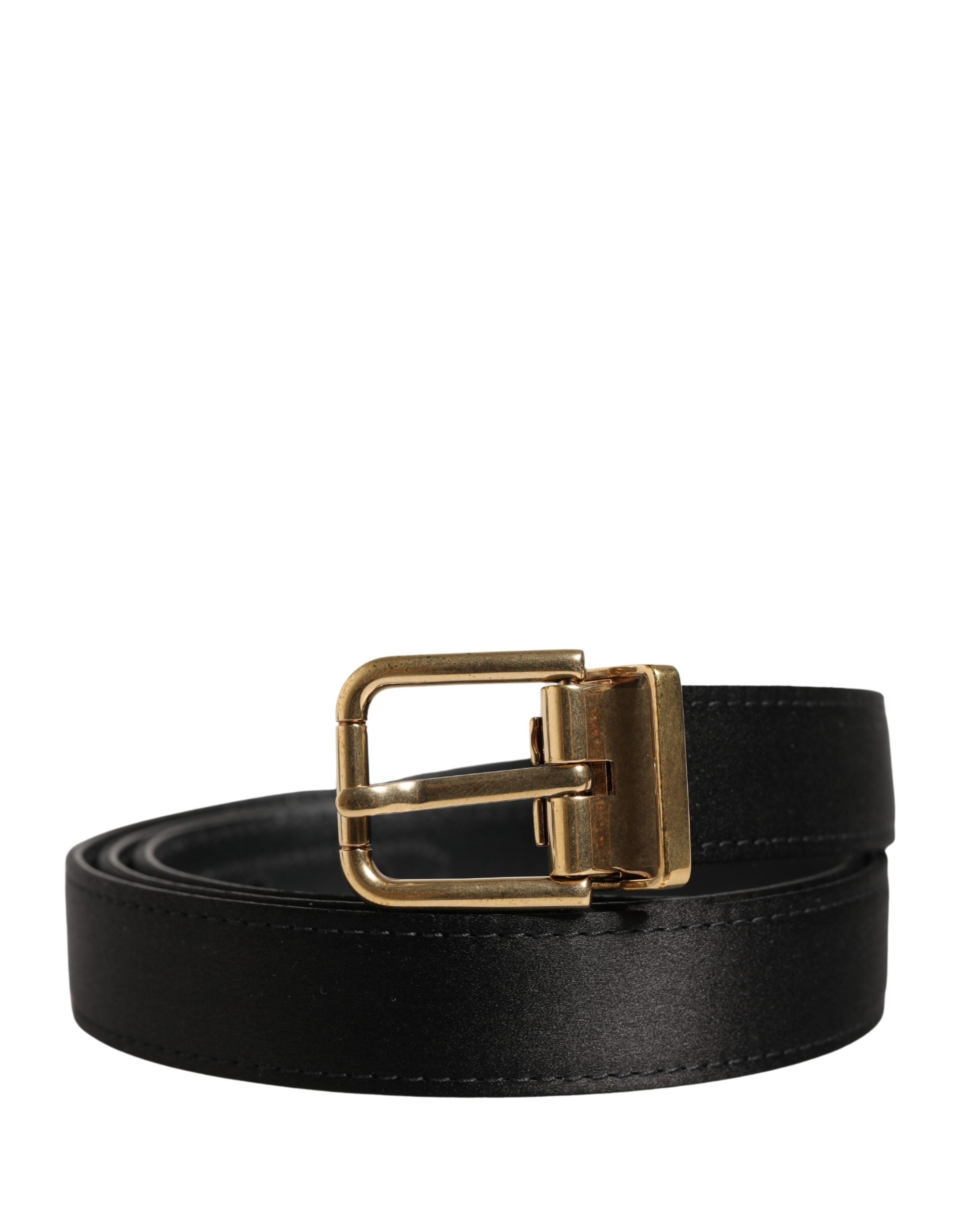 Discover the Dolce & Gabbana Men Black Classic Viscose Metal Buckle Belt, a masterpiece of Italian craftsmanship, blending luxurious materials with timeless elegance.