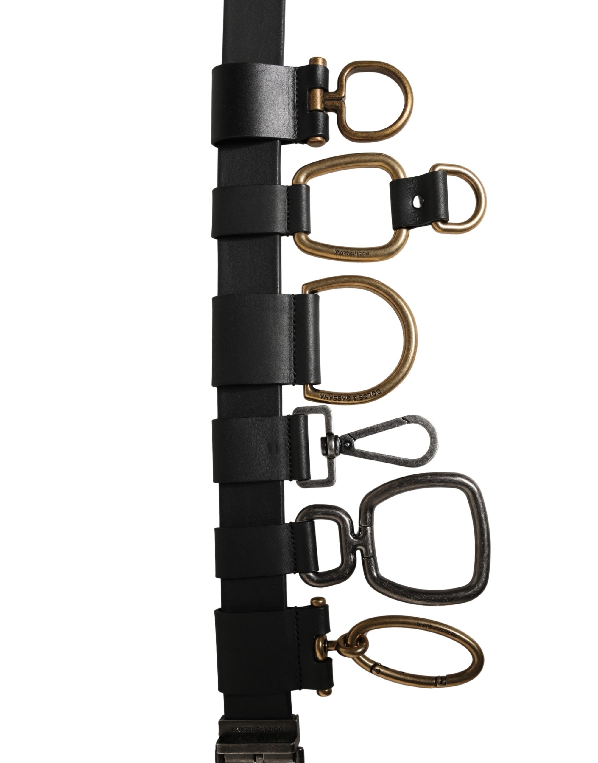 Dolce & Gabbana Black Classic Leather Belt - Artisanal Luxury