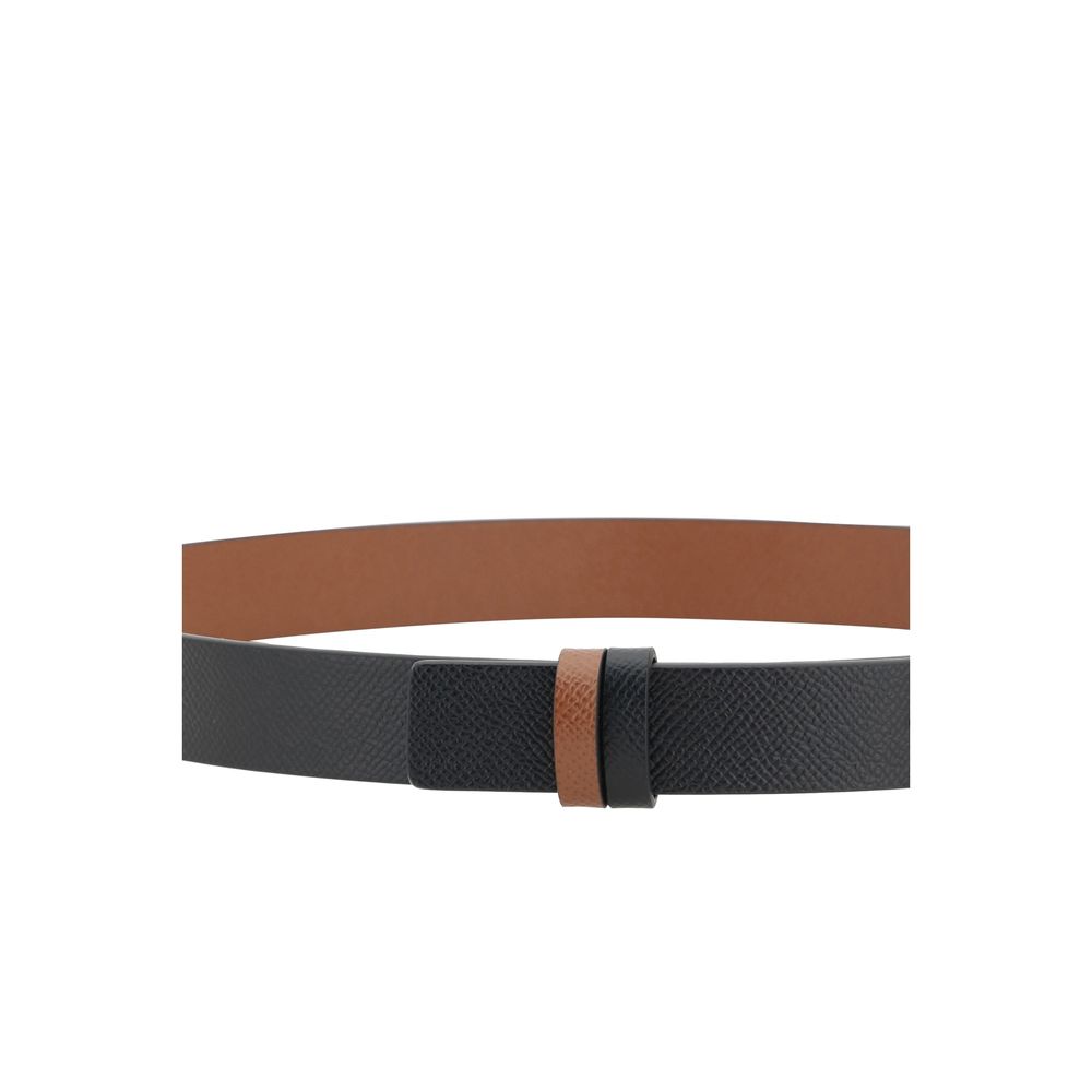 Indulge in the Ferragamo Multicolor Calf Leather Bos Taurus Belt, a masterpiece of craftsmanship that transforms any ensemble into a statement of luxury and elegance.