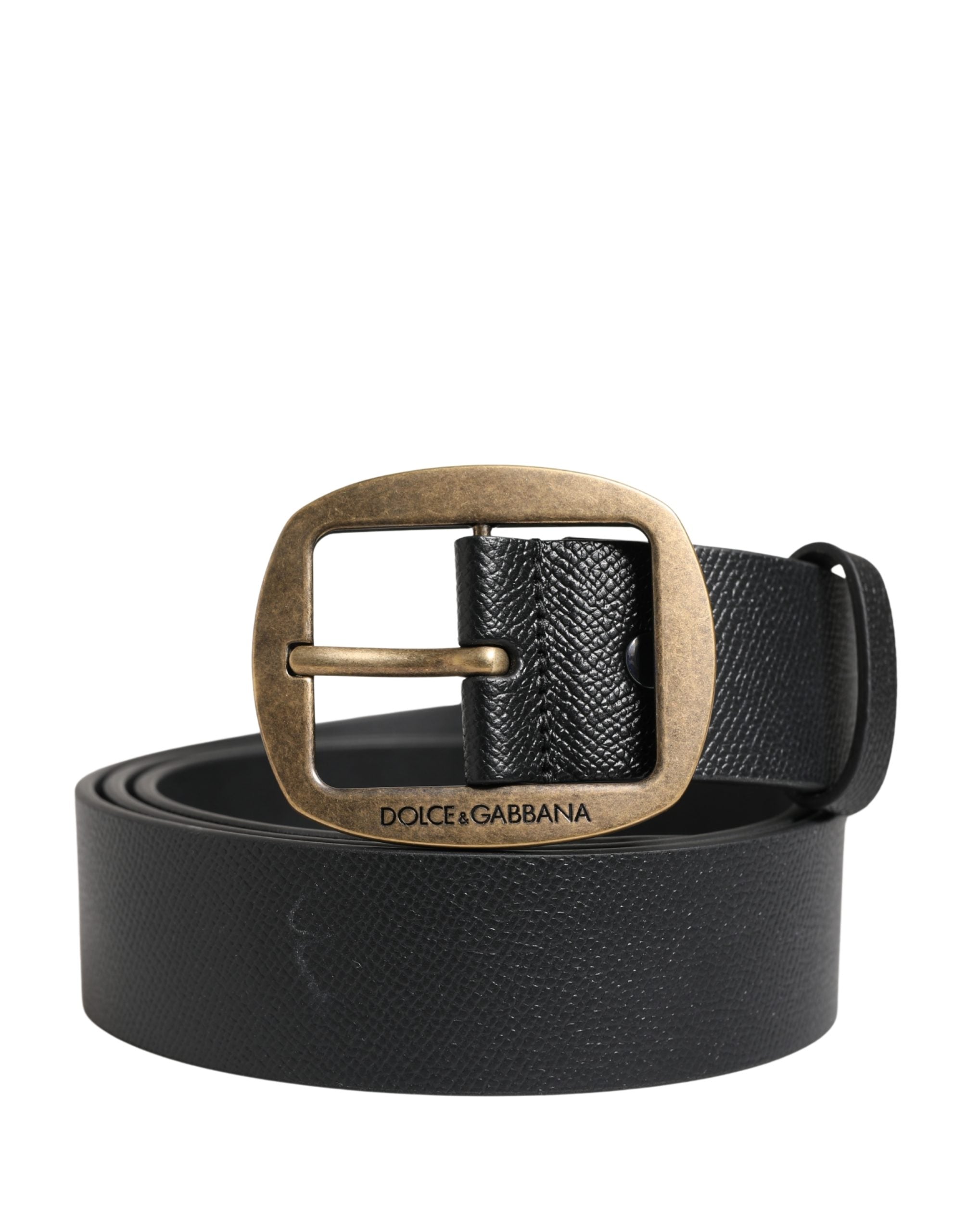 Dolce & Gabbana Classic Leather Belt - Artisanal Luxury Accessory