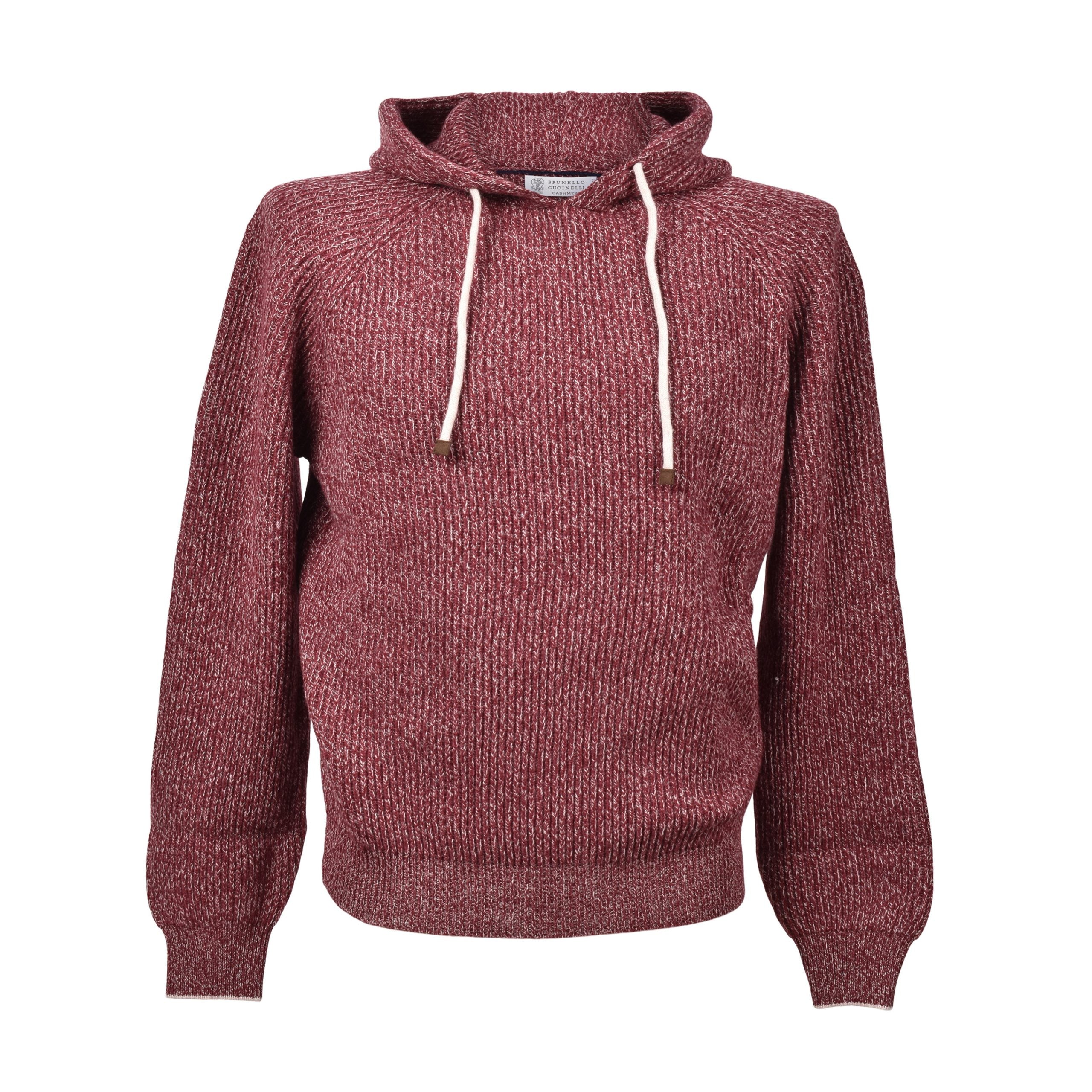 Brunello Cucinelli Bicolor Wool Hoodie