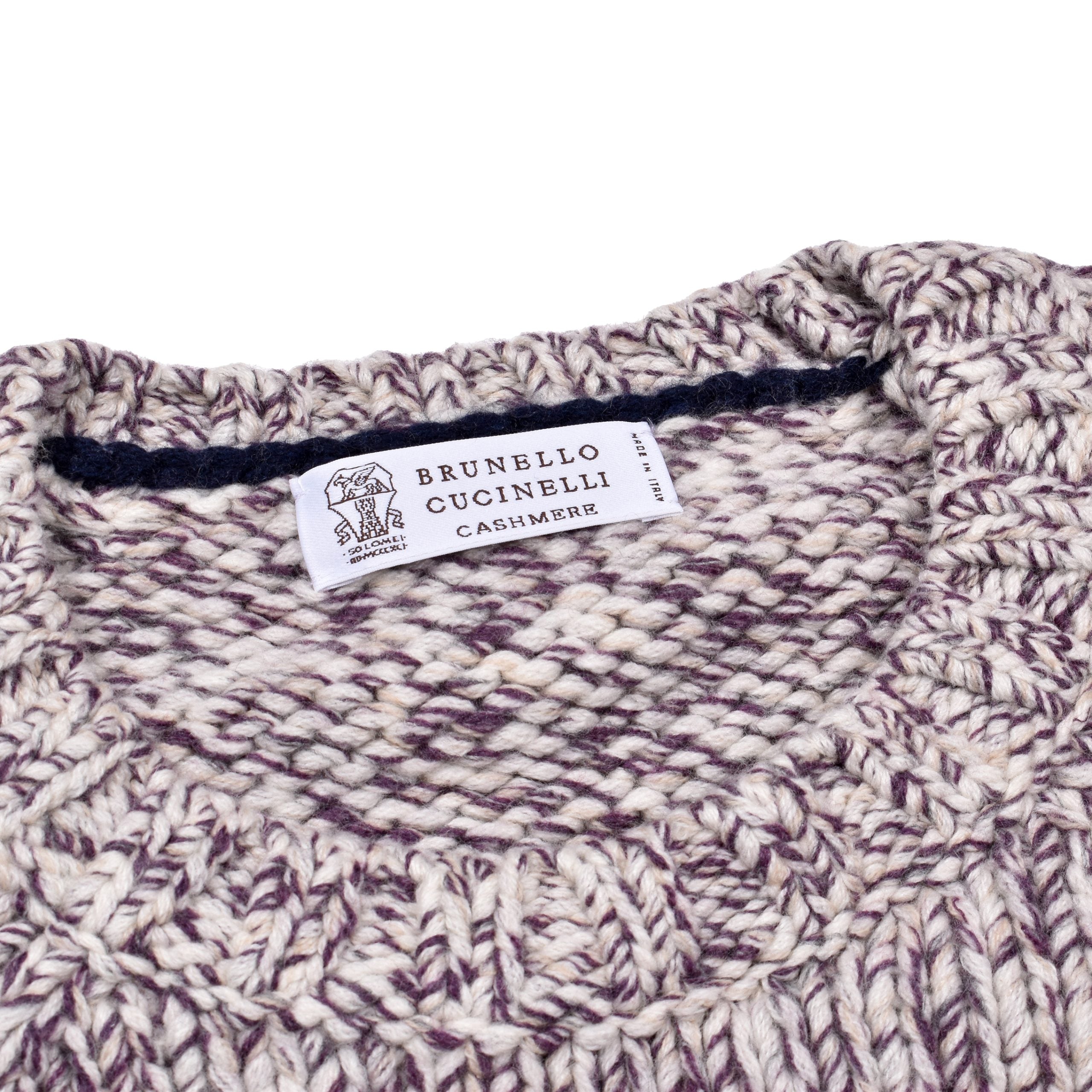 Brunello Cucinelli Beige Wool Cashmere Sweater