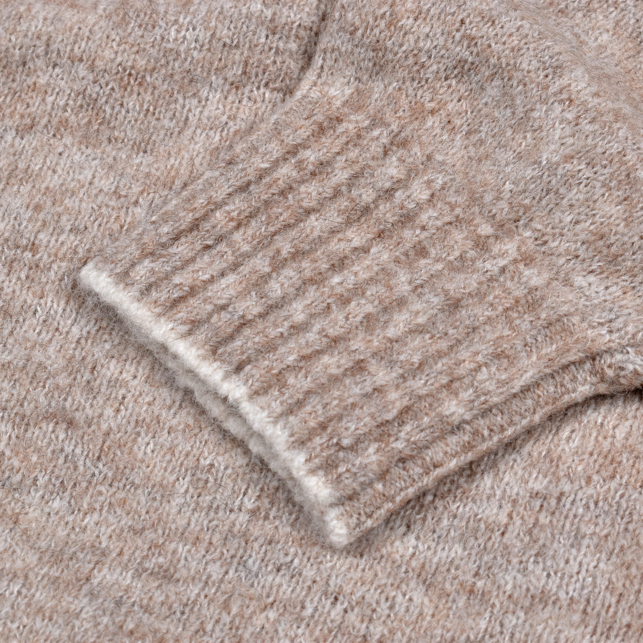 Brunello Cucinelli Beige Leather Sweatshirt