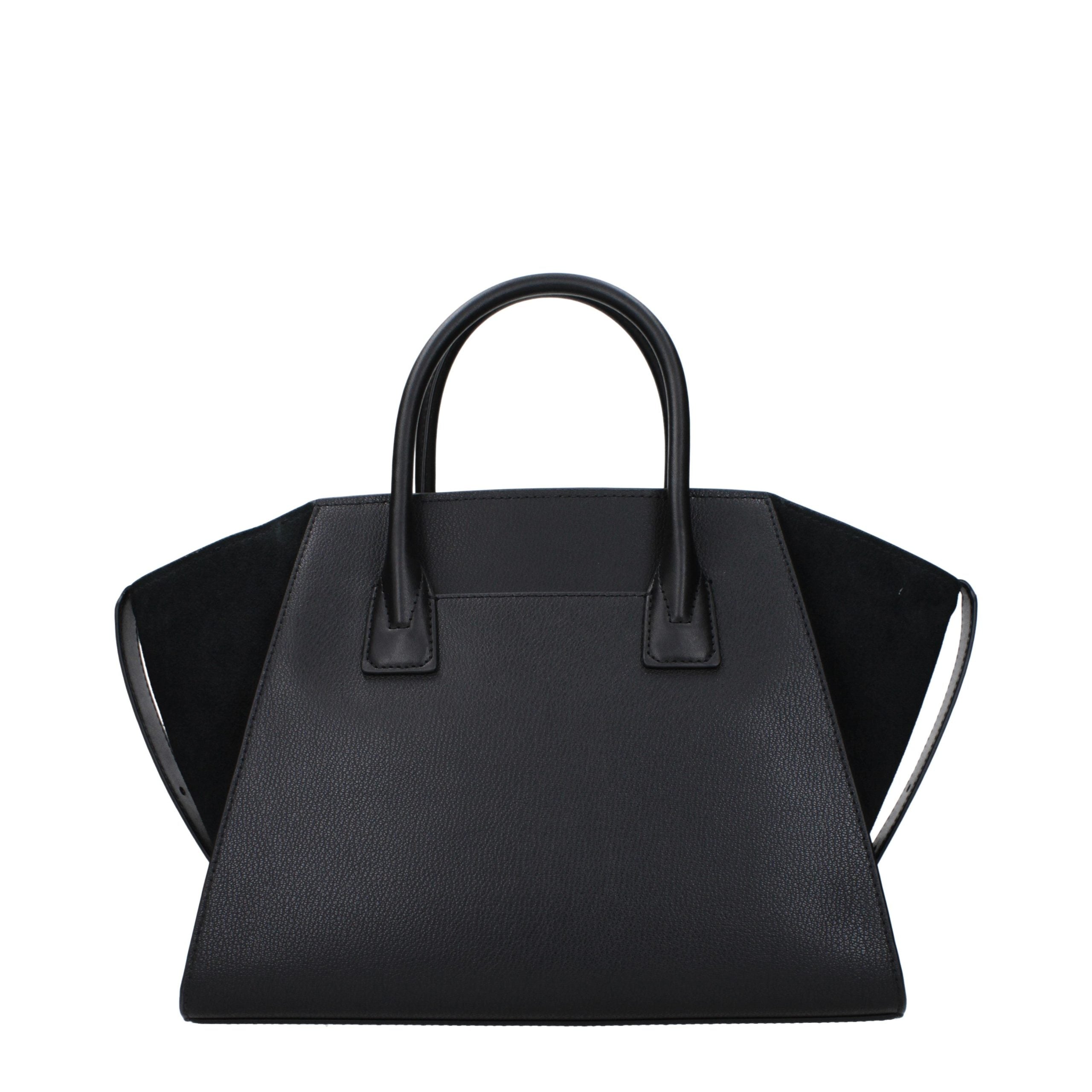 Experience the exquisite elegance of the Michael Kors Black Leather Handbag, a timeless masterpiece that redefines luxury with its refined craftsmanship and versatile style.