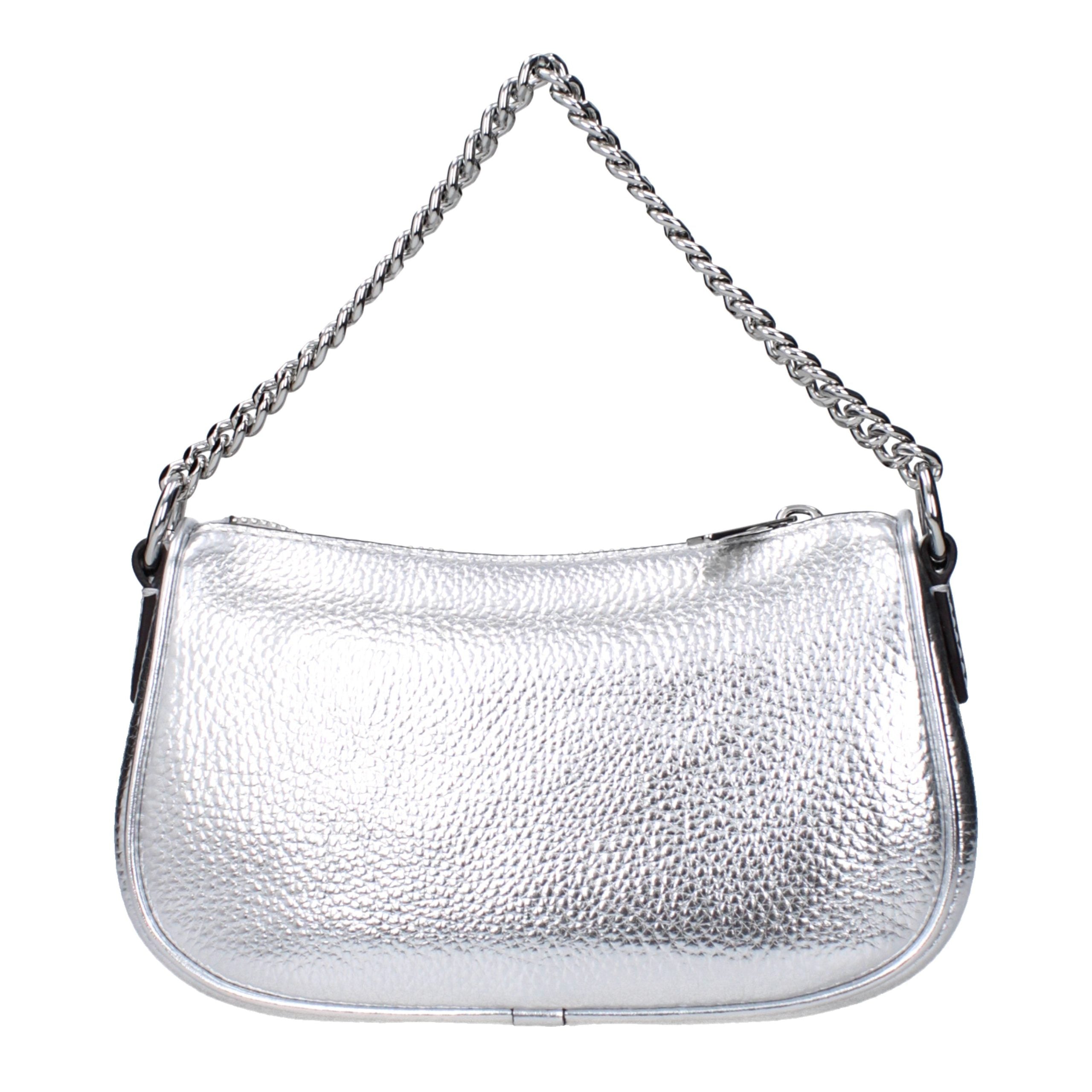 Elevate your style with the Michael Kors Gray Leather Handbag, a blend of exquisite craftsmanship and timeless elegance, perfect for the discerning individual.