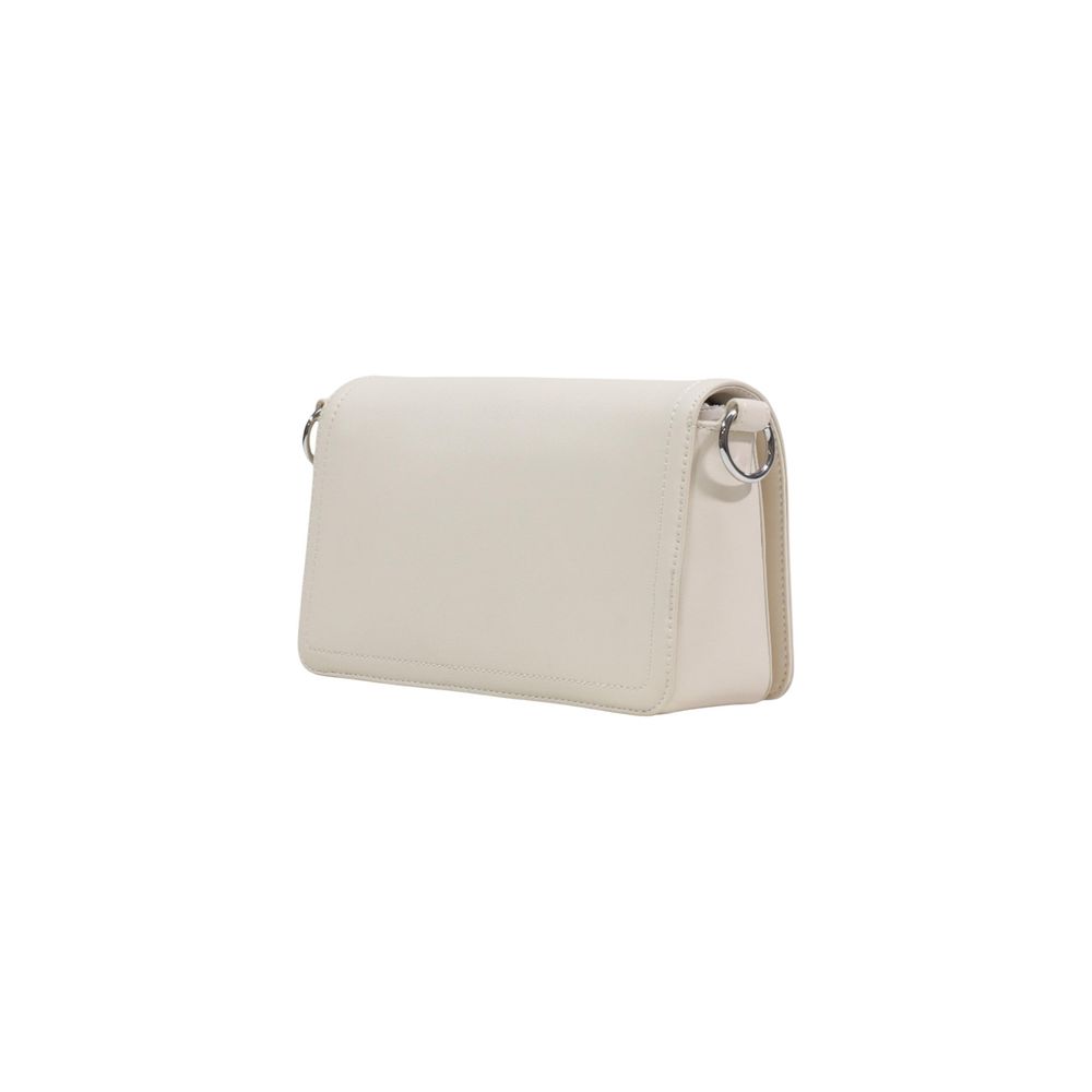 Elevate your elegance with the Love Moschino Beige Polyethylene Handbag, a masterpiece of sustainable luxury that embodies sophistication and timeless allure.