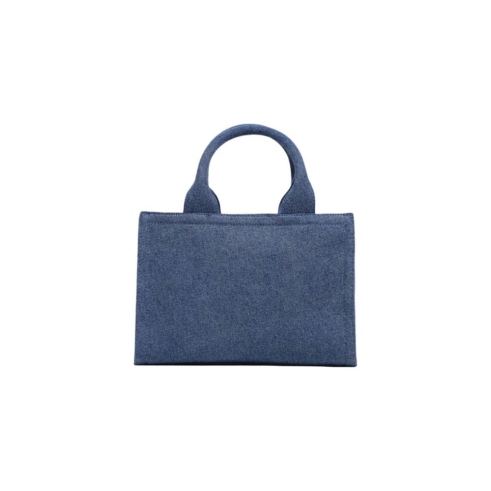 Discover the Love Moschino Blue Cotton Handbag, a masterpiece of elegance and versatility, crafted for those who appreciate refined luxury in every moment.
