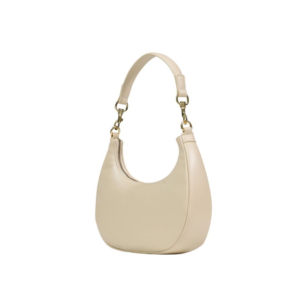 Elevate your style with the Love Moschino Cream Polyethylene Handbag, a luxurious blend of high-quality polyurethane and exquisite craftsmanship, perfect for any occasion.