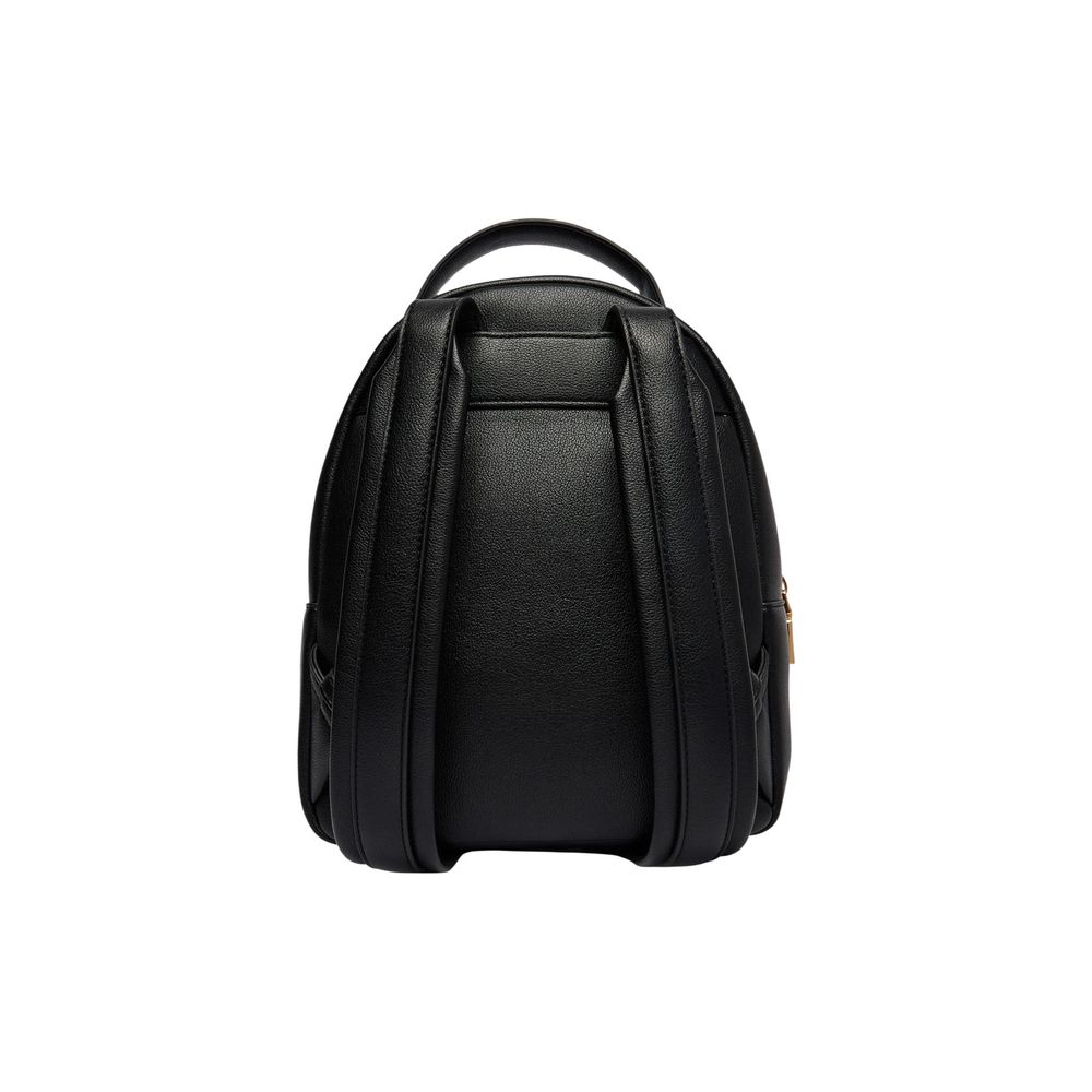 Experience the allure of the Love Moschino Black Polyethylene Backpack, a masterpiece of refined craftsmanship and modern luxury, perfect for the sophisticated individual.