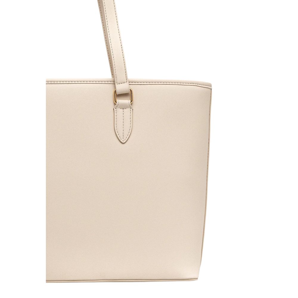 Discover the Love Moschino Beige Polyethylene Handbag, a symbol of elegance crafted from premium materials, perfect for those who embody sophistication and style.
