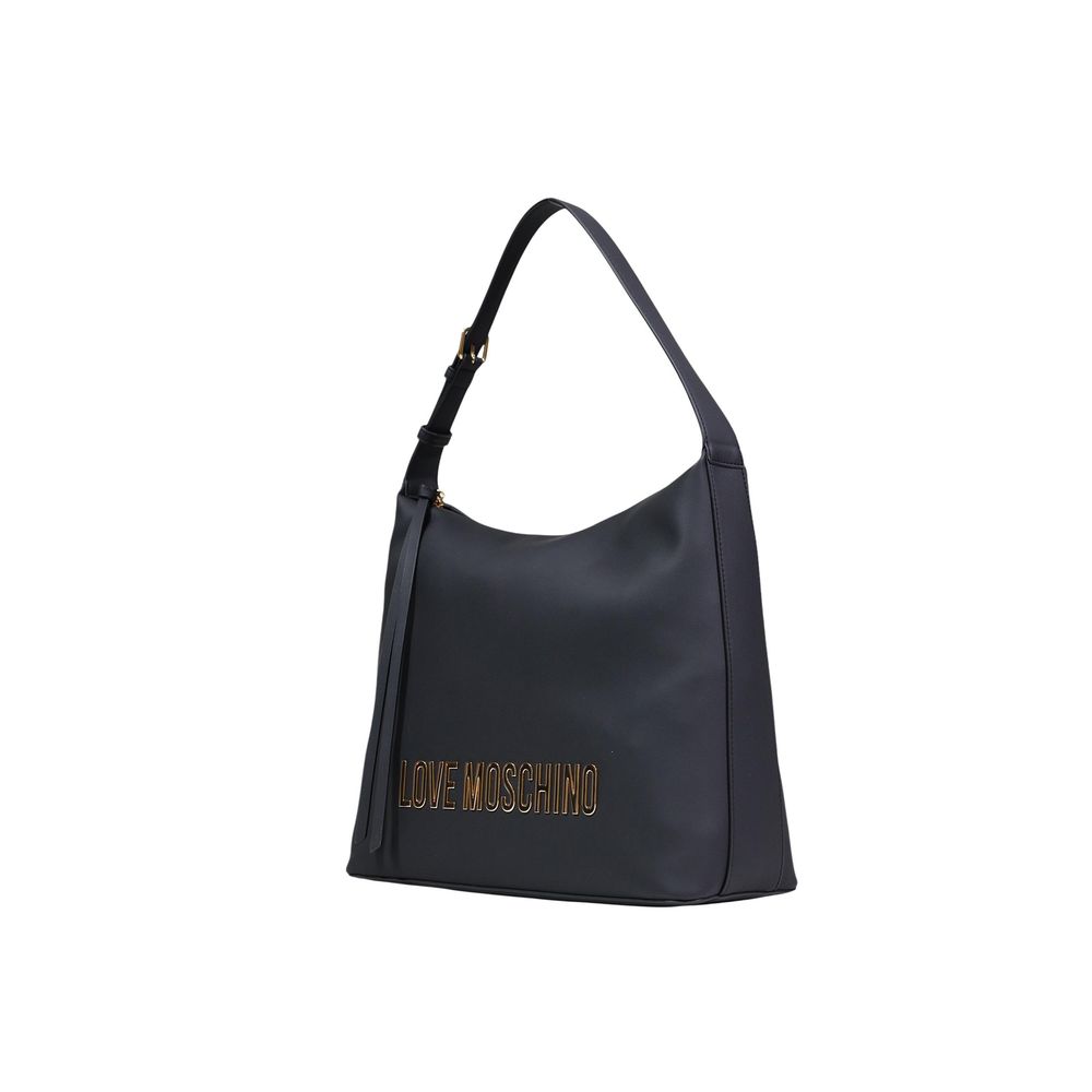 Discover the Love Moschino Black Polyethylene Handbag, a luxurious blend of high-quality polyurethane and sophisticated design, perfect for elevating any ensemble.