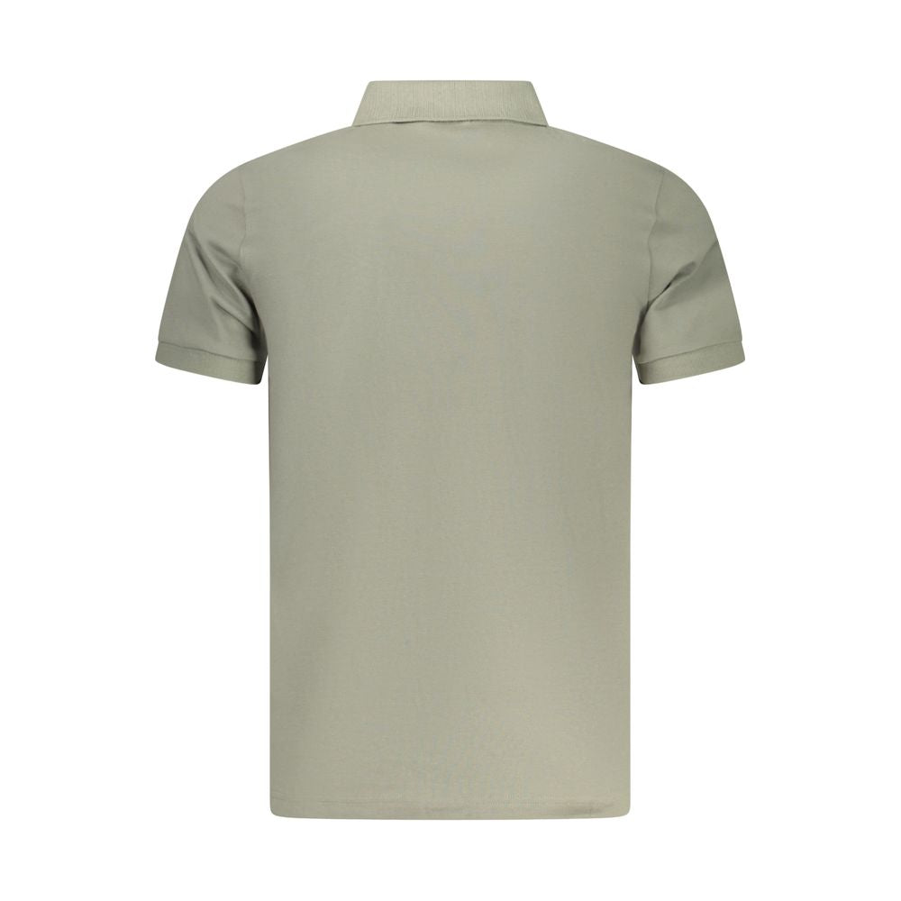 Hugo Boss Verde Cotton Men Polo - Artisanal Luxury Elegance