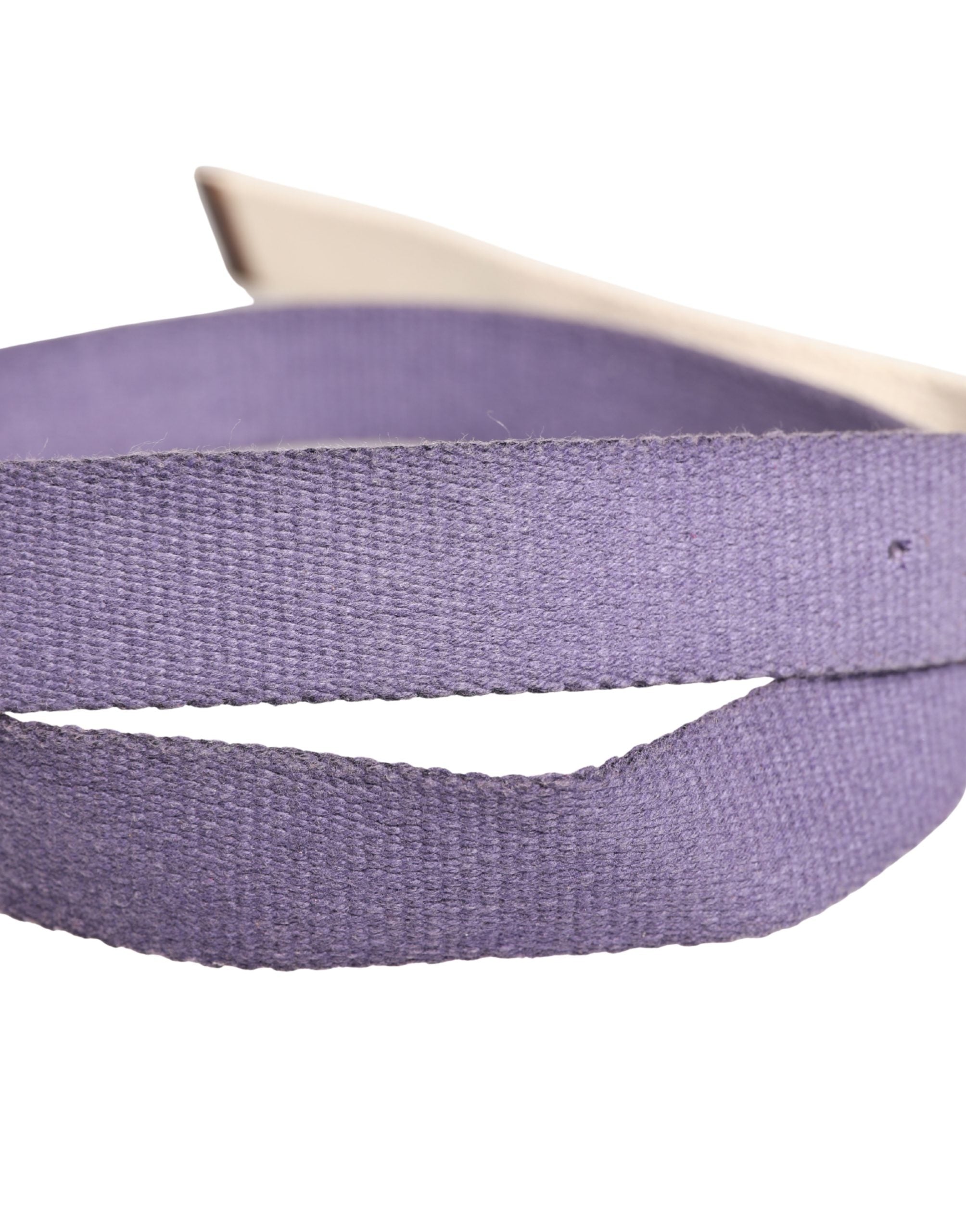 Ermanno Scervino Purple Canvas Belt - Luxurious Italian Craftsmanship