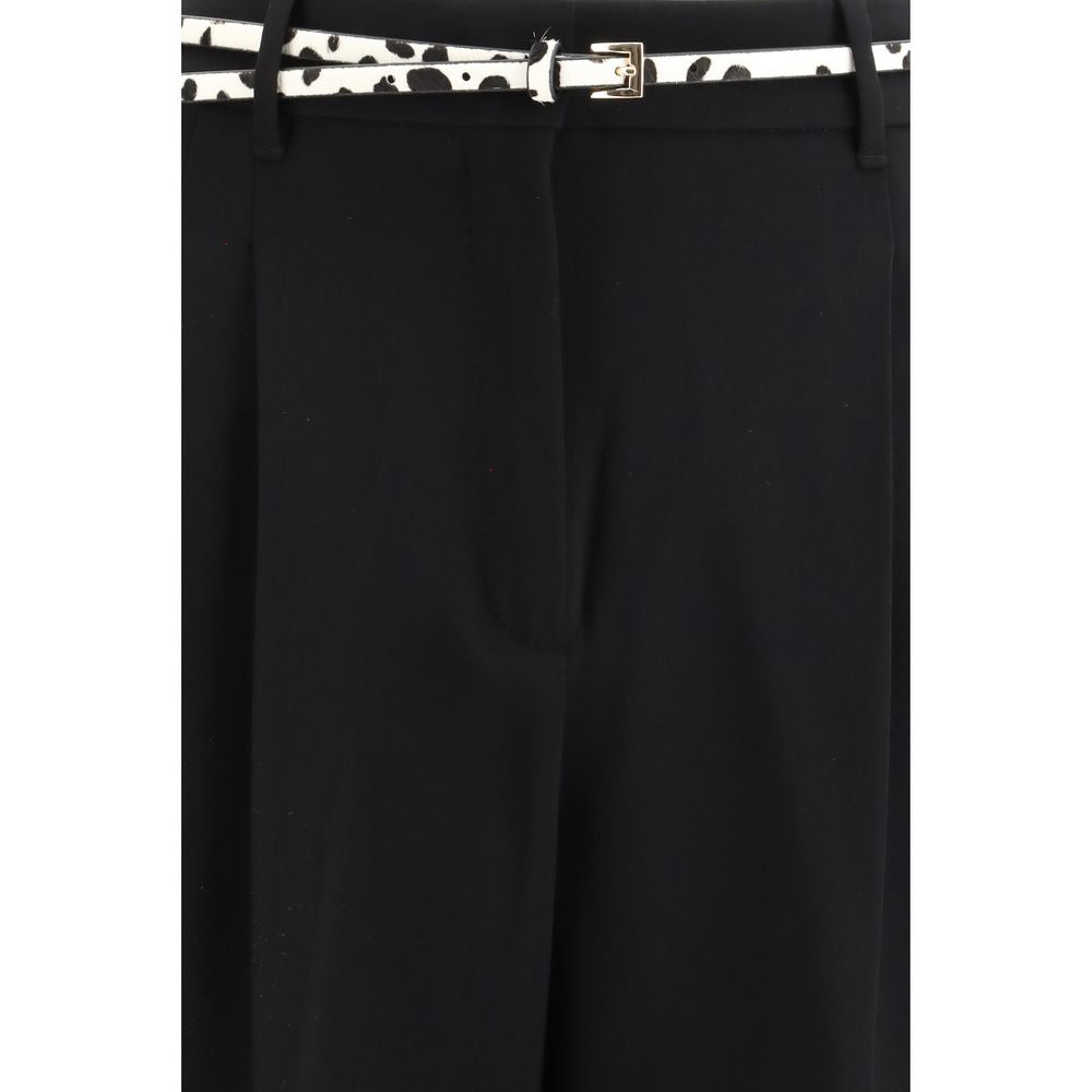 Max Mara Black Triacetate Top