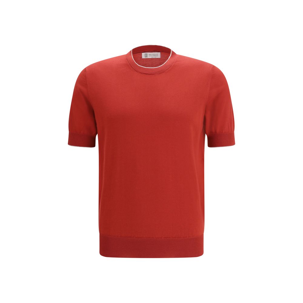 Brunello Cucinelli Multicolor Cotton T-Shirt - Artisanal Luxury