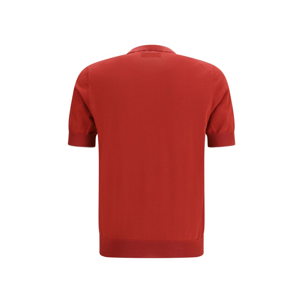 Brunello Cucinelli Multicolor Cotton T-Shirt - Artisanal Luxury
