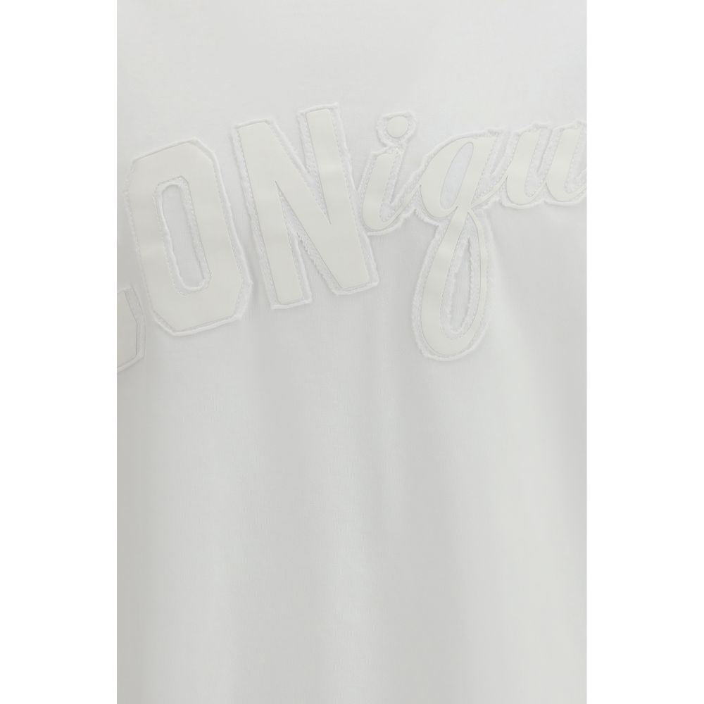 Dsquared² White Cotton T-Shirt - Designer Couture Essential