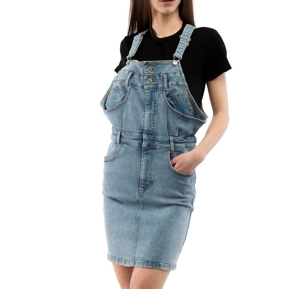 Moschino Multicolor Cotton Casual Dress