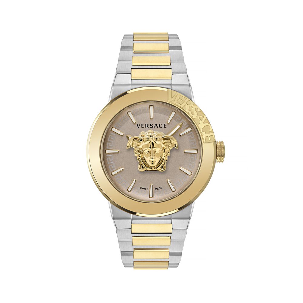 Versace Gold Stainless Steel Dress Watch - Timeless Luxury Redefined