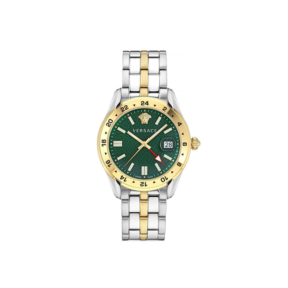 Versace Gray Stainless Steel Dress Watch - Timeless Luxury Timepiece