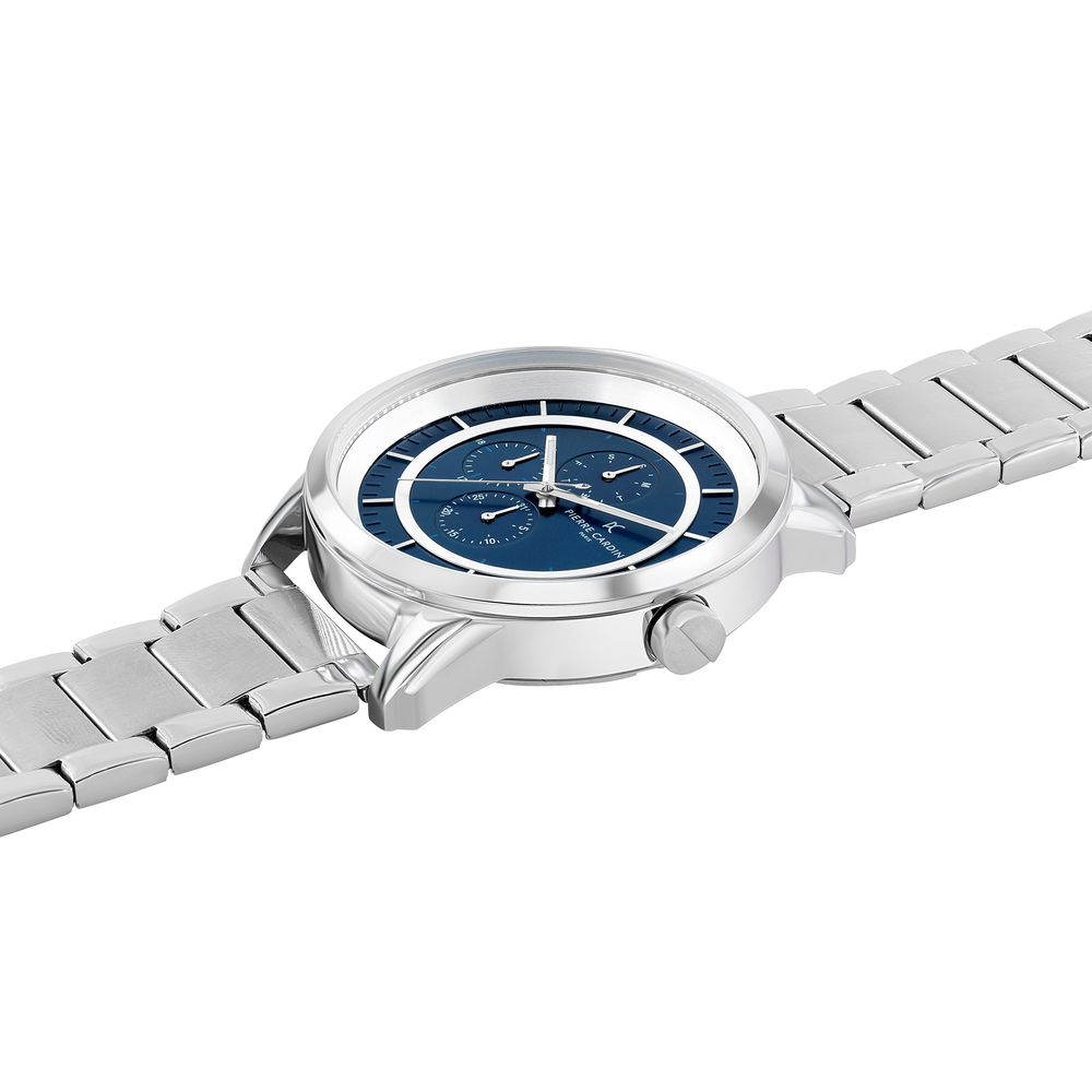 Pierre Cardin Gray Stainless Steel Dress Watch - Timeless Elegance