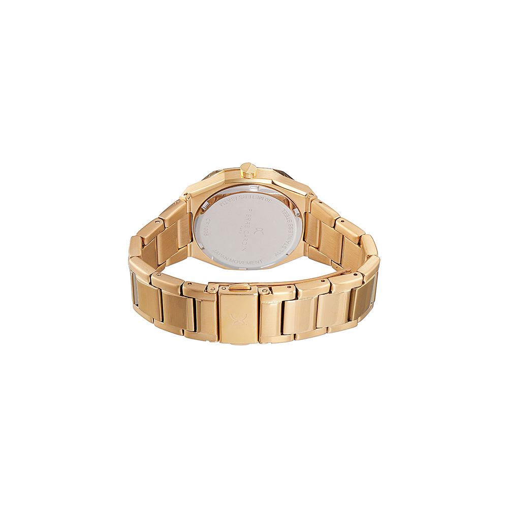 Experience the exquisite craftsmanship of the Pierre Cardin Gold Stainless Steel Dress Watch, where timeless elegance meets modern sophistication for discerning tastes.