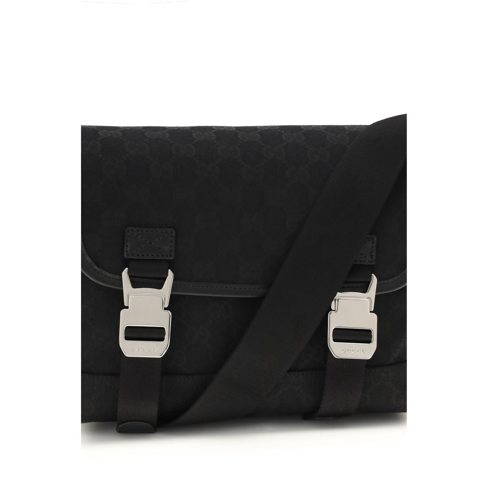 Gucci Black Fabric Shoulder Bag
