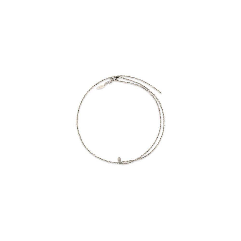 Brunello Cucinelli Gray Metal Necklace – Artisanal Luxury Accessory