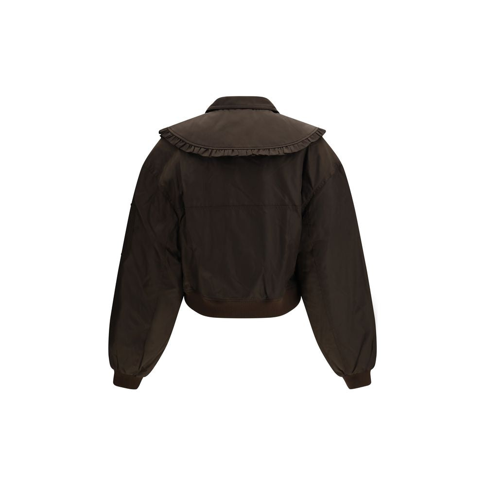 Ganni Bicolor Bomber Jacket - Effortless Scandinavian Luxury