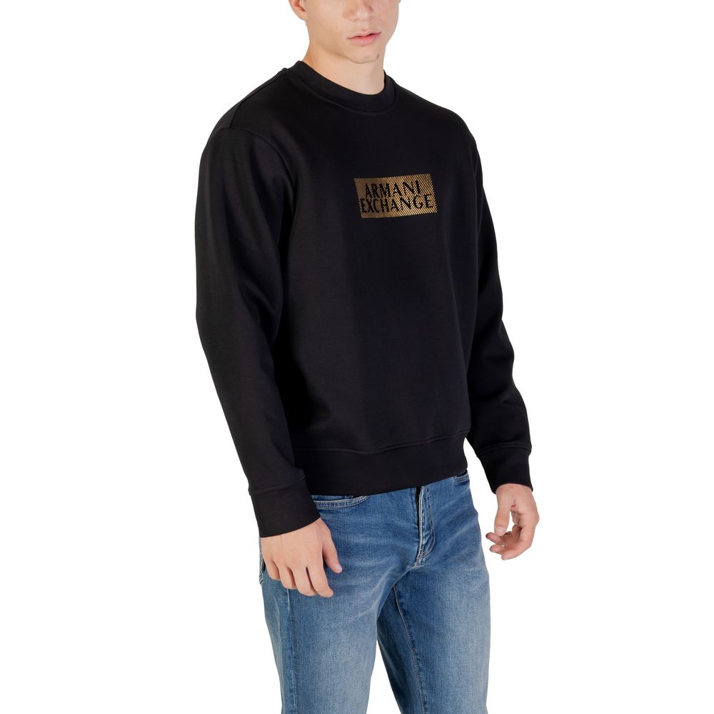 Elevate your wardrobe with the Armani Exchange Bicolor Cotton Sweatshirt, crafted from a luxurious blend for a sophisticated, timeless look that transitions effortlessly across seasons.