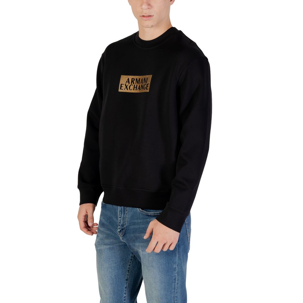 Elevate your wardrobe with the Armani Exchange Bicolor Cotton Sweatshirt, a luxurious blend of comfort and sophistication, perfect for effortless urban elegance.