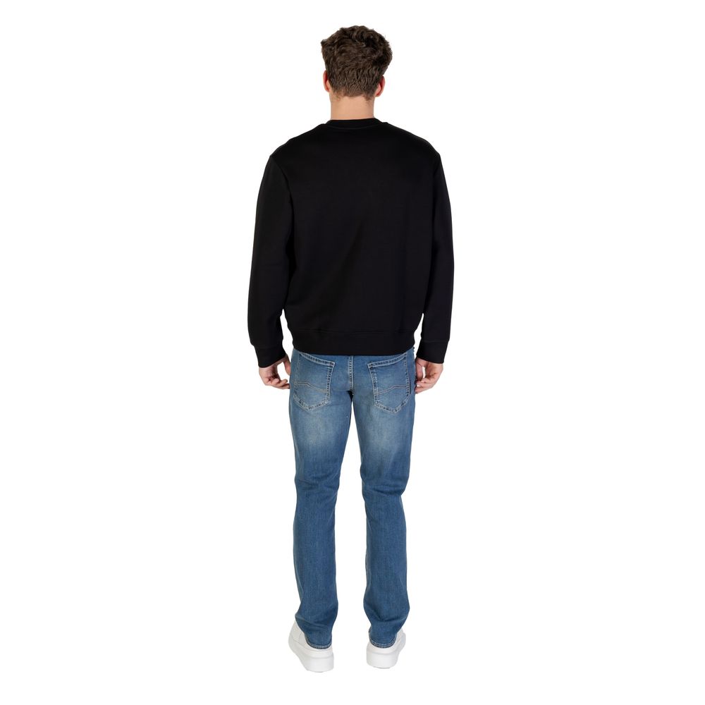 Elevate your wardrobe with the Armani Exchange Bicolor Cotton Sweatshirt, a luxurious blend of comfort and style, perfect for the modern urbanite.