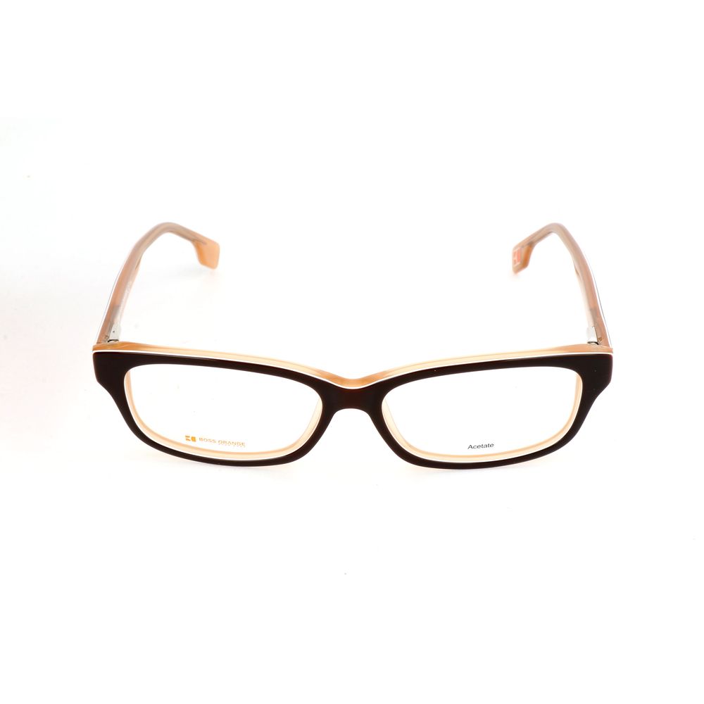 Hugo Boss Brown Acetate Glasses - Designer Eyewear Elegance