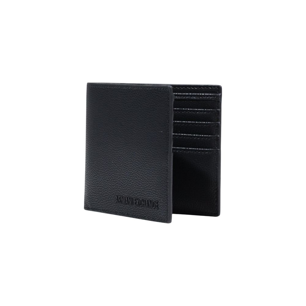 Armani Exchange Black Polyester Wallet - Timeless Luxury Accessory