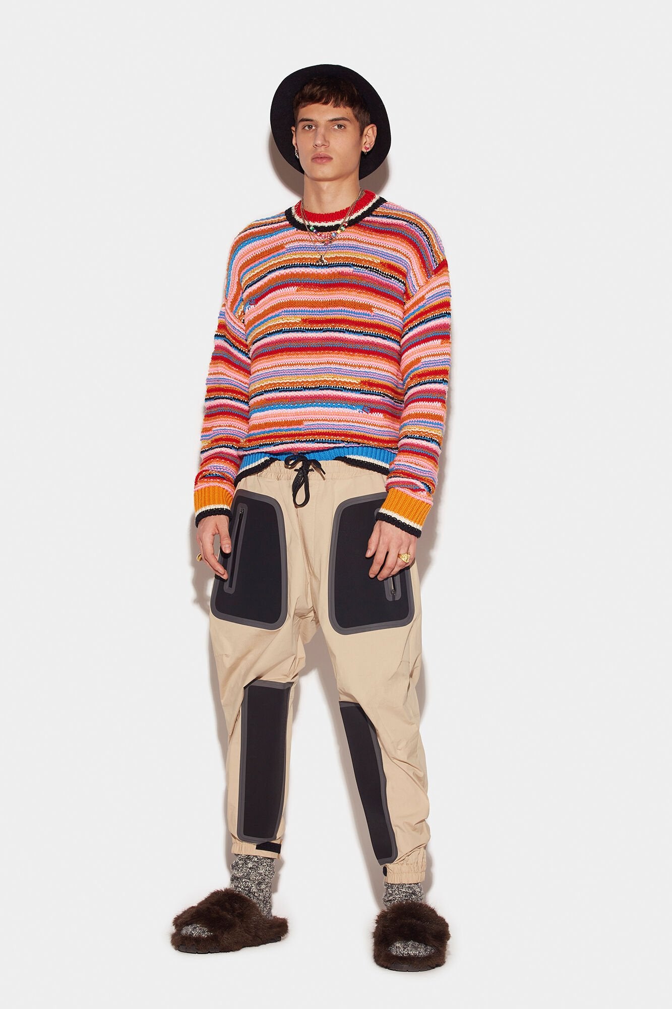Dsquared² Beige Fibres Sweatshirt