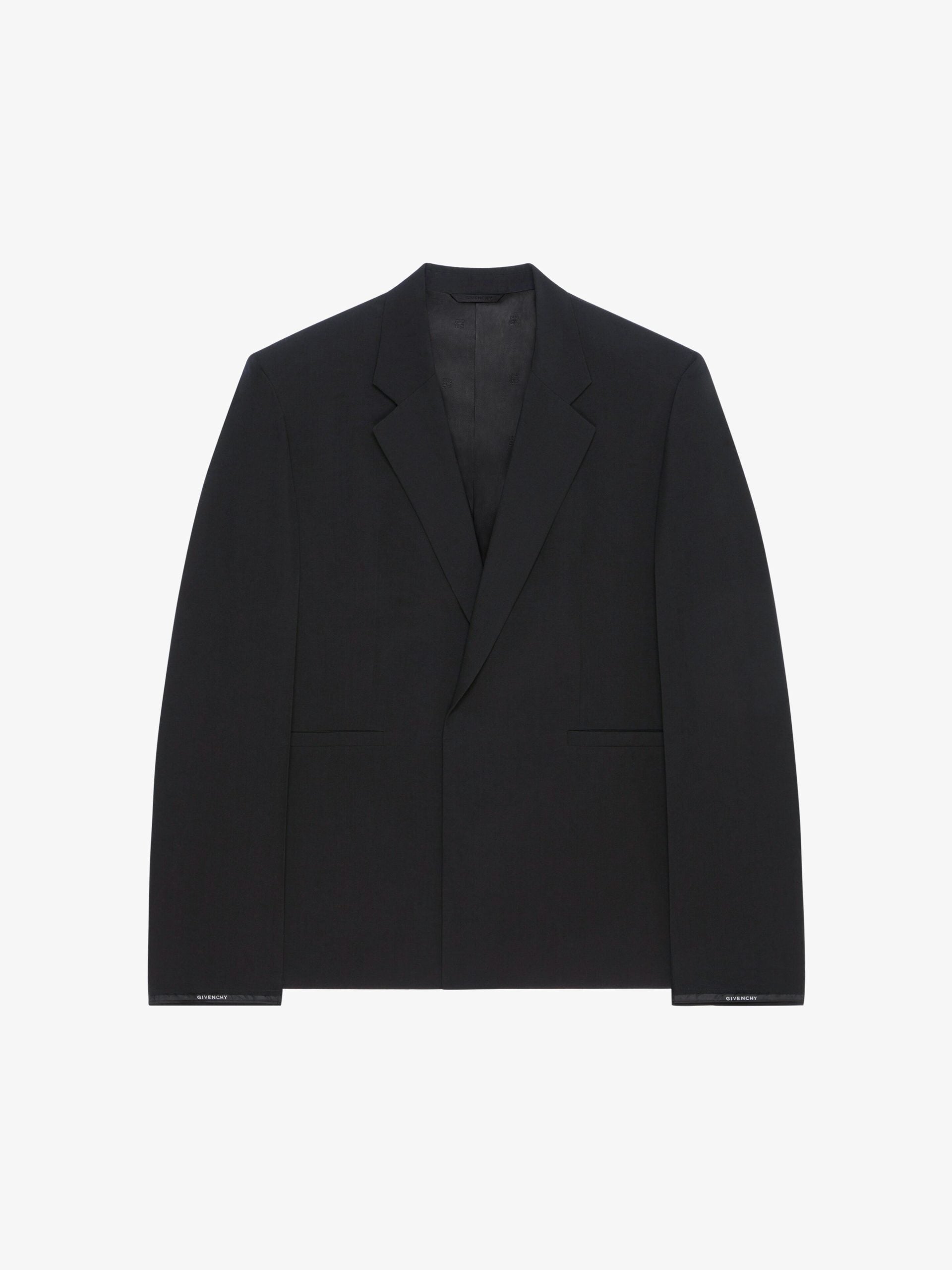 Givenchy Black Fibres Jackets And Coat