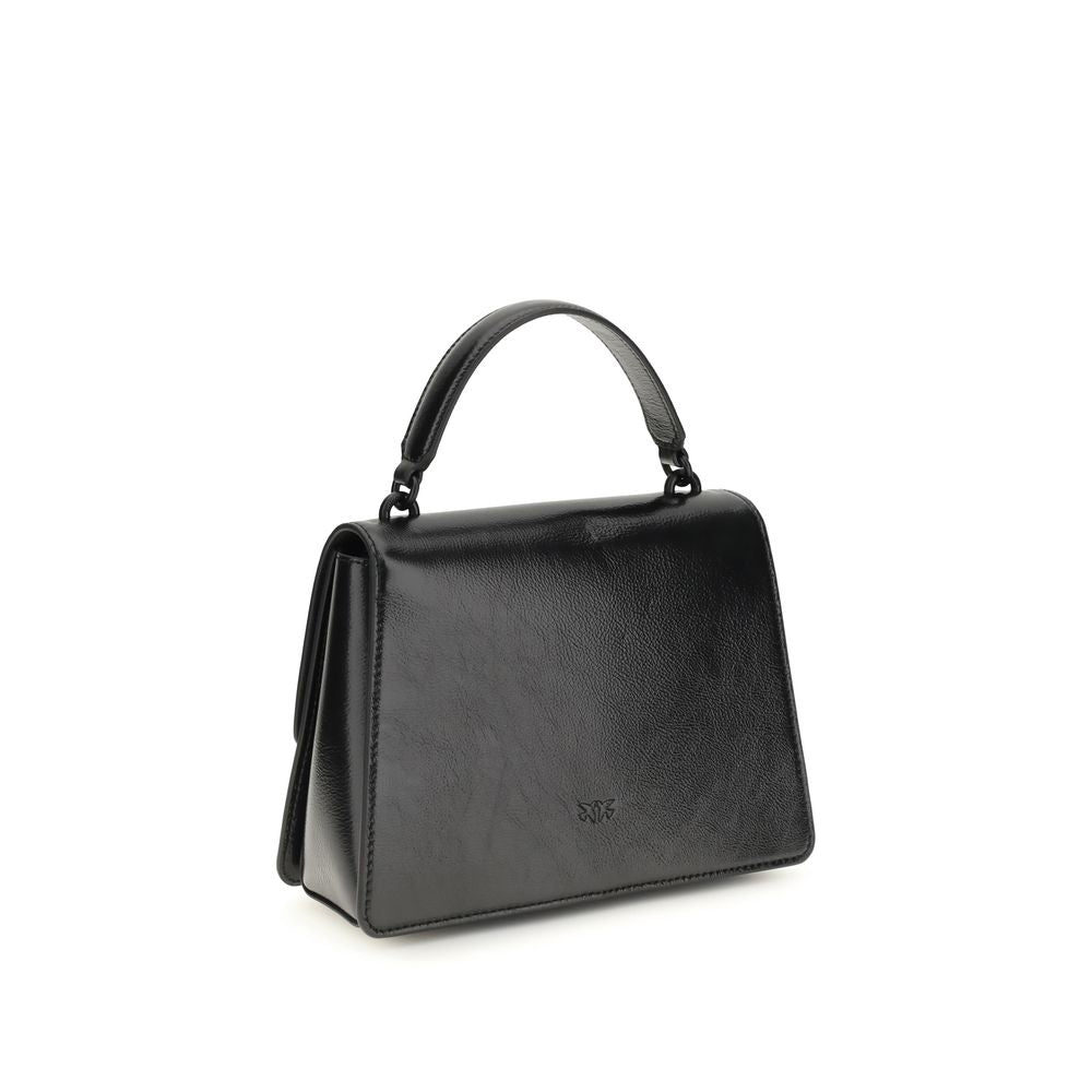 Discover the PINKO Black Lamb Ovis Aries Aries Handbag, a luxurious blend of exquisite craftsmanship and timeless design, perfect for the modern connoisseur.