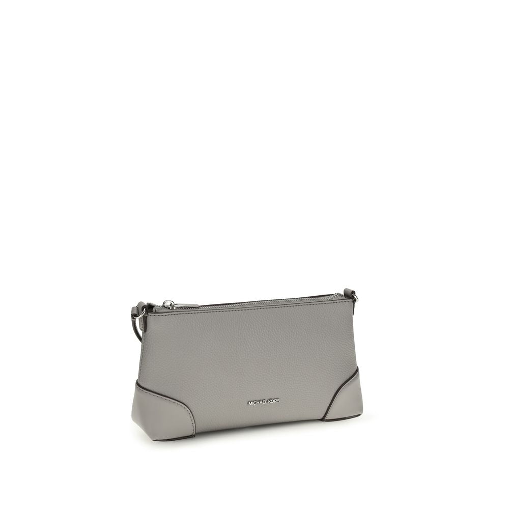 Indulge in the exquisite Michael Kors Gray Calf Leather Bos Taurus Wallet, a timeless accessory that embodies luxury and sophistication for the discerning individual.