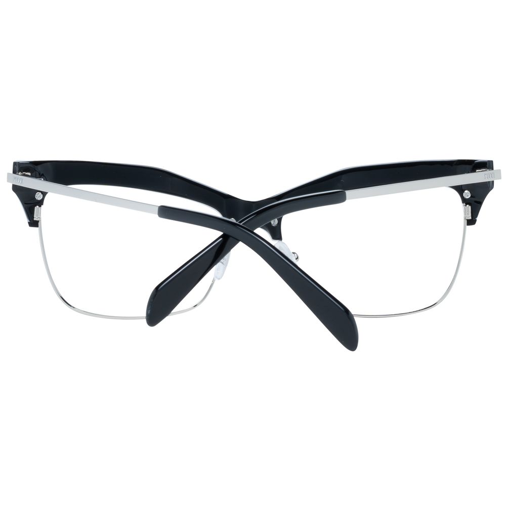 Discover the exquisite Emilio Pucci Black Metal & Plastic Glasses, where timeless elegance meets modern sophistication, perfect for the discerning individual.