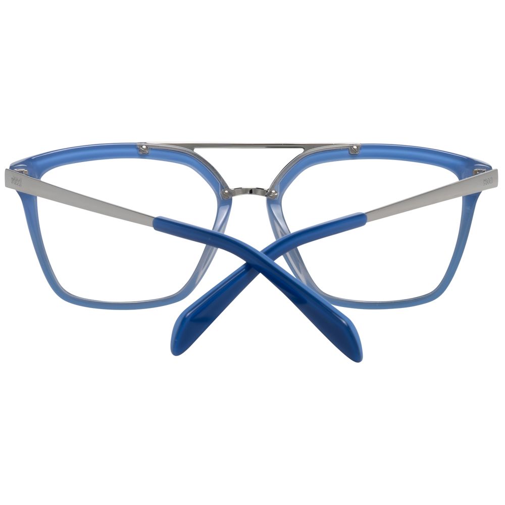 Elevate your style with Emilio Pucci's Blue Metal & Plastic Glasses, a harmonious blend of luxury and sophistication, perfect for the discerning individual.
