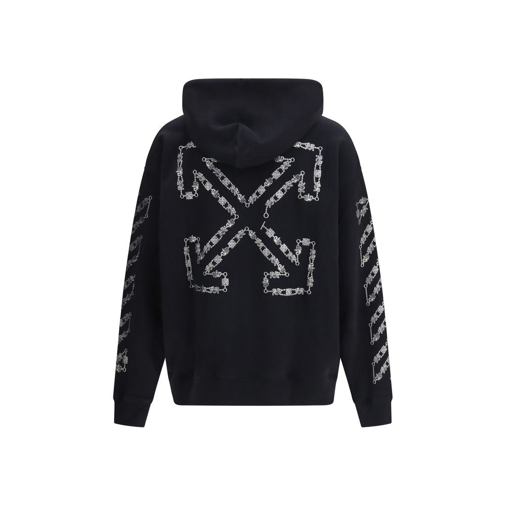 Elevate your style with the Off-White Black Cotton Sweatshirt from the SS26 collection, where luxurious comfort meets bold urban elegance in a relaxed silhouette.