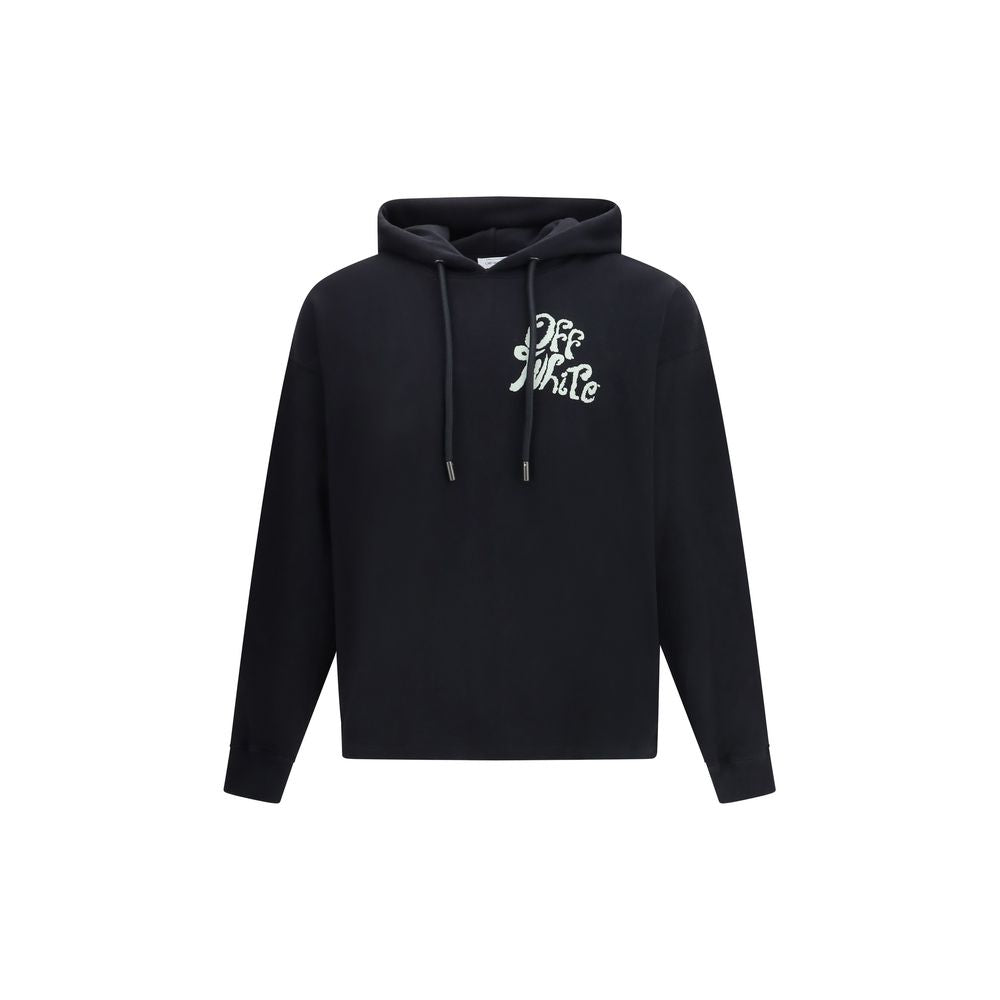 Experience the allure of Off-White's Black Cotton Sweatshirt from the SS26 collection, where luxurious craftsmanship meets modern streetwear elegance.