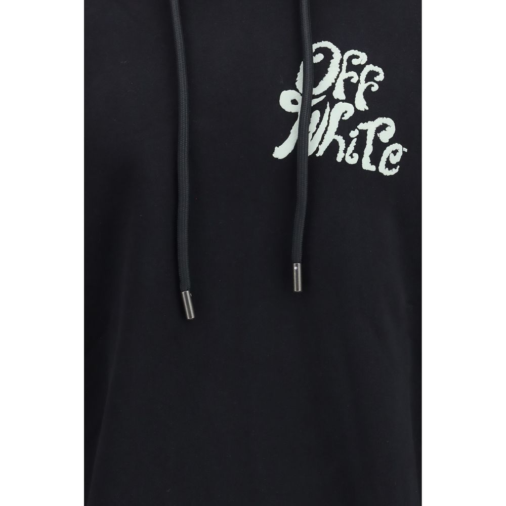 Indulge in the Off-White Black Cotton Sweatshirt from the SS26 collection, where exquisite craftsmanship meets urban elegance for a sophisticated streetwear experience.