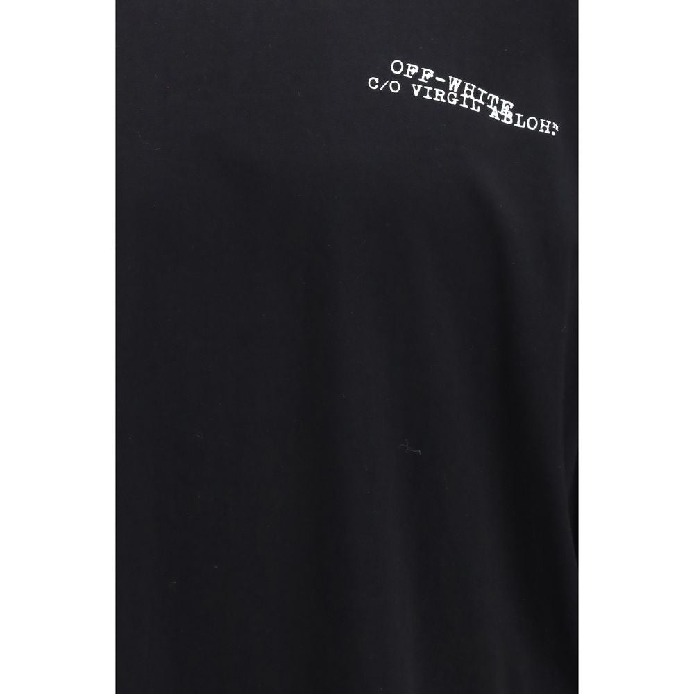 Discover Off-White's Black Cotton Sportswear, a luxurious long-sleeve T-shirt crafted from 100% cotton, embodying contemporary elegance for the discerning individual.