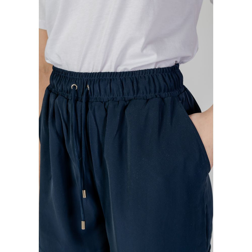 Liu Jo Blue Cargo Pants - Designer Artisanal Luxury Trousers