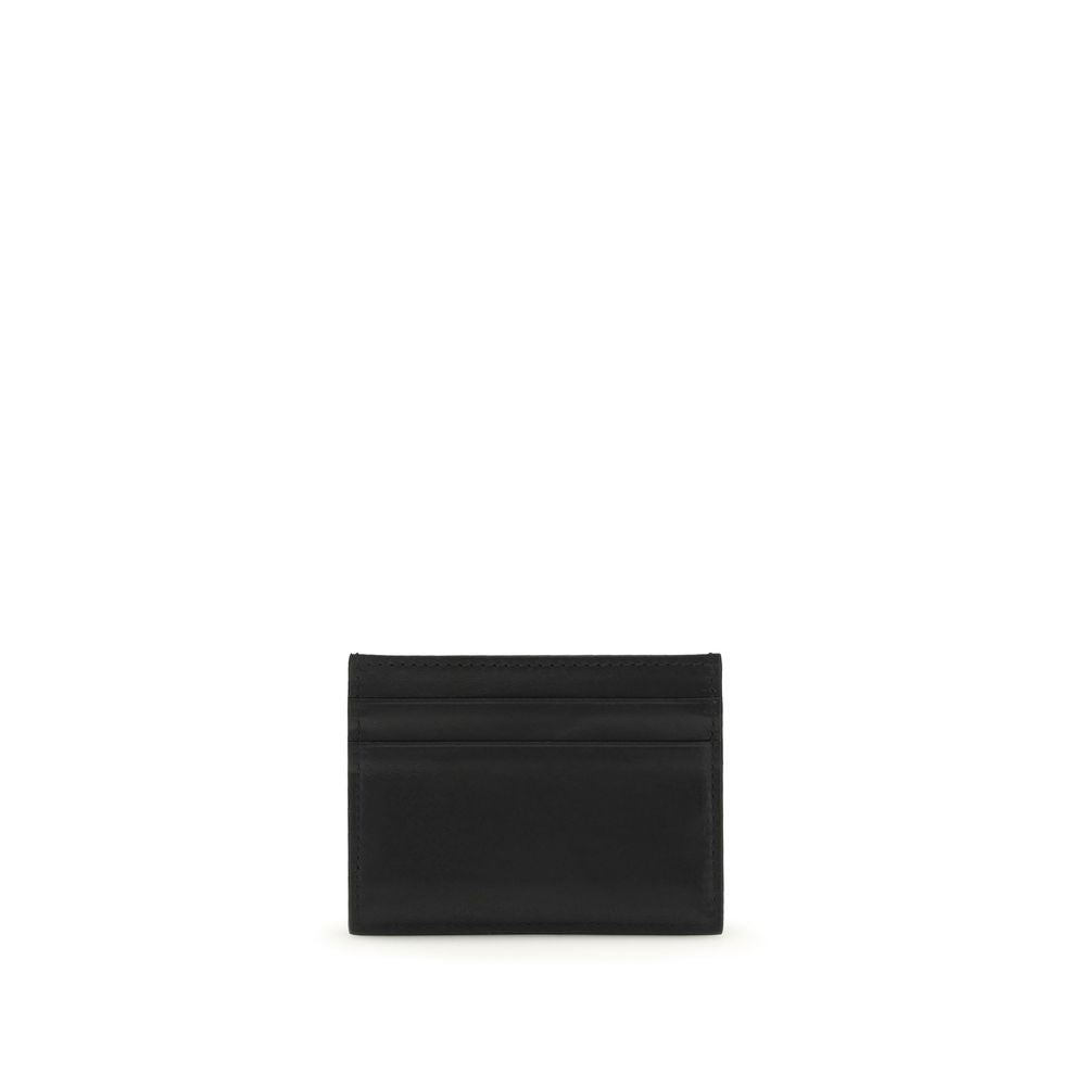 Dolce & Gabbana Black Calf Leather Bos Taurus Wallet - Luxury Elegance