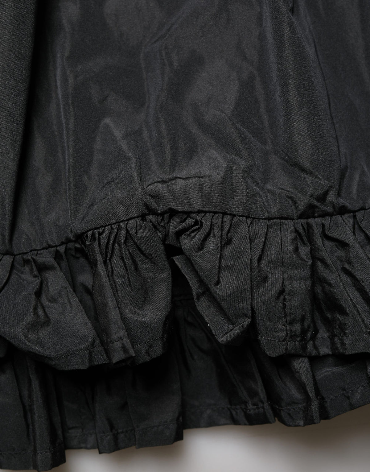 MSGM Black High Waist Pleated A-line Long Maxi Women Skirt